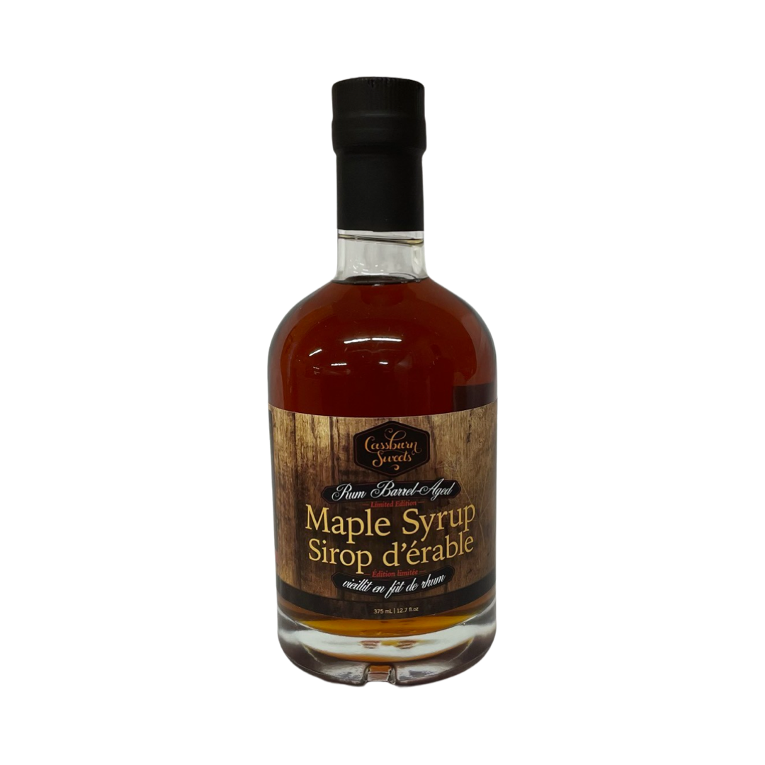 Sirop d'érable vieilli en fût de rhum