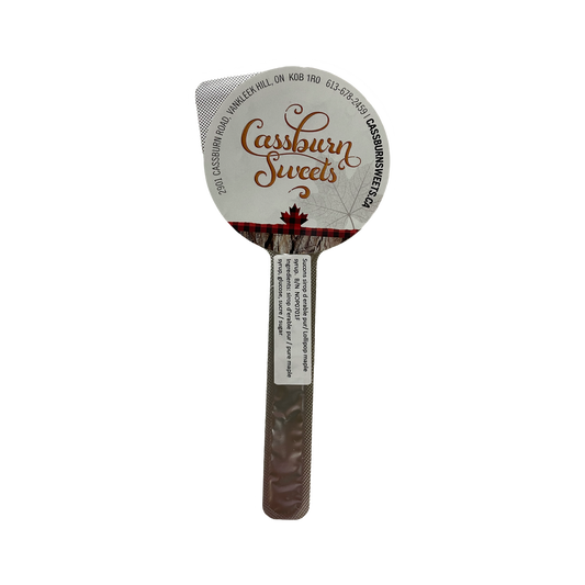 Lollipop with Pure Maple Syrup