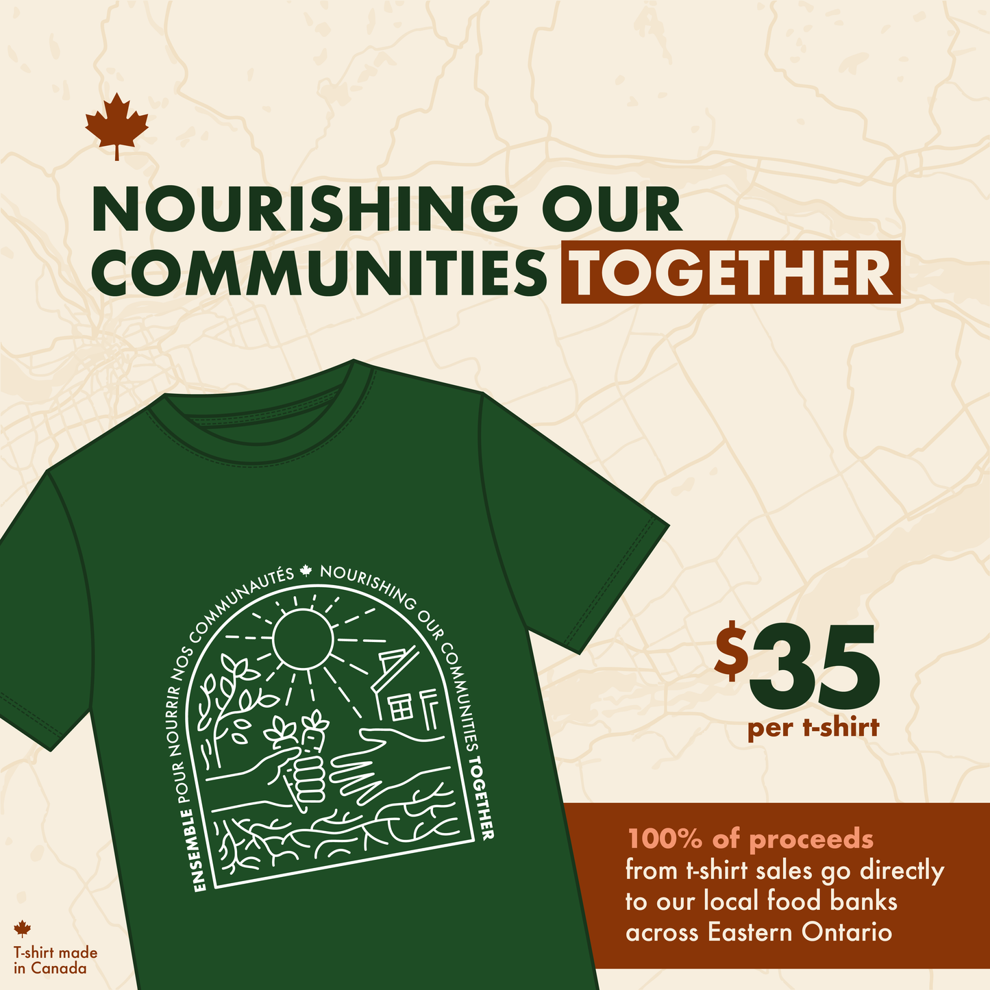 Nourishing Our Communities T-Shirt (Pre-Order)