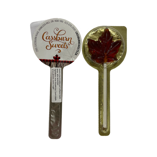 Lollipop with Pure Maple Syrup